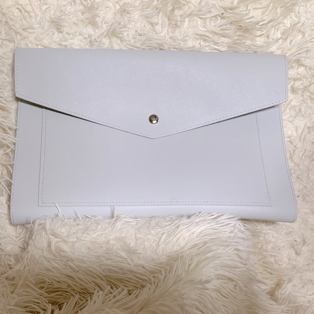 New vegan leather Megan Portfolio clutch